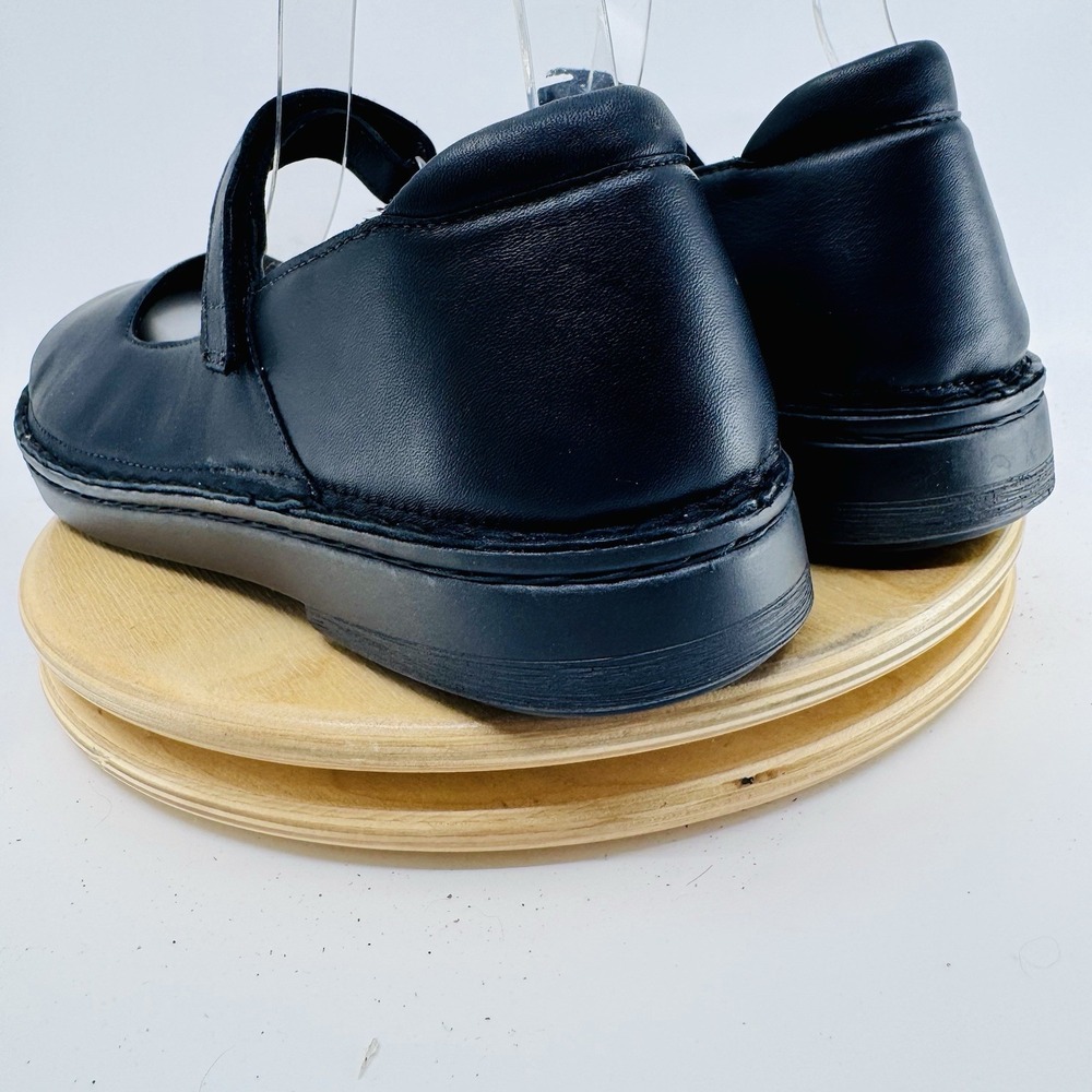 Naot Martinos Mary Jane Flats Womens 11 42 Black Leather Comfort Walking Shoes - Picture 6 of 9